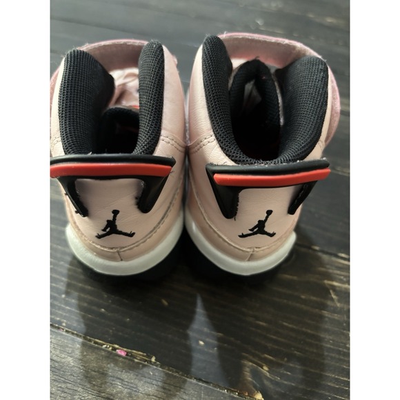 NIKE Air Jordan 6 Rings Shoes Sneakers 323420-602 Pink White Size 10C - Picture 4 of 7
